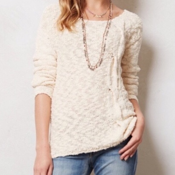 Anthro Red Sweater - Picture 3 of 11